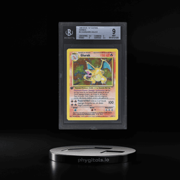 1999 Pokemon Base Set German 1st Edition Holo Charizard #4 BGS 9