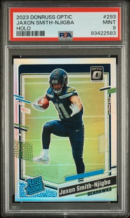 2023 Jaxon Smith-Njigba #293 Donruss Optic Holo PSA 9.0
