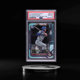 2022 Bowman Chrome Draft Aqua Lava Ref Dalton Rushing PROSPECT /199 #BDC84 PSA 10 GEM MINT