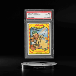 1981 Kellogg's Rickey Henderson #33 PSA 10 GEM MINT
