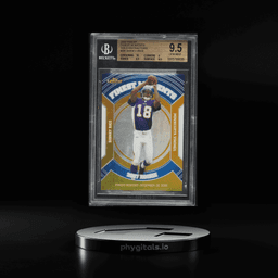 2007 Finest Moments Gold Refractor Sidney Rice ROOKIE /50 #SR BGS 9.5 GEM MINT