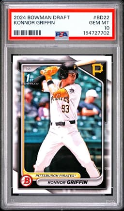 2024 Konnor Griffin #BD-22 Bowman Draft PSA 10.0