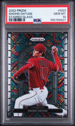 2022 Shohei Ohtani #SG-3 Prizm Stained Glass PSA 10.0