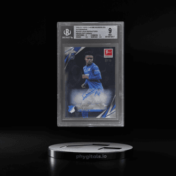 2024 Topps Chrome Bundesliga Autograph Black Lava Refractor Gift Orban #BA-GO 7/10 BGS 9