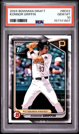 2024 Konnor Griffin #BD-22 Bowman Draft PSA 10.0