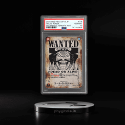 2025 One Carrying On His Will Japanese Wanted Alternate Art Gol D. Roger #OP09-118 PSA 10