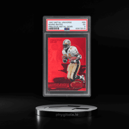 1997 Metal Universe Precious Metal Gems Mario Bates #65 20/150 PSA 5