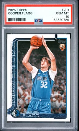 2025 Cooper Flagg #201 Topps PSA 10.0