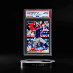 2018 Topps Update At Bat In Blue Jersey Ronald Acuna Jr. #US250 PSA 10