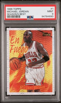 1996 Michael Jordan #1 Topps Season's Best PSA 9.0