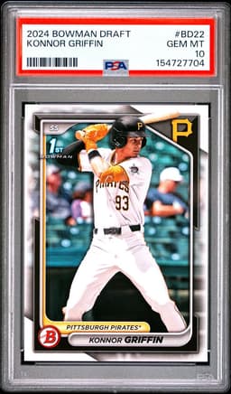 2024 Konnor Griffin #BD-22 Bowman Draft PSA 10.0