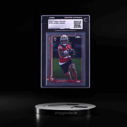 2025 Topps Chrome Jordan James ROOKIE #329 CGC AUTH
