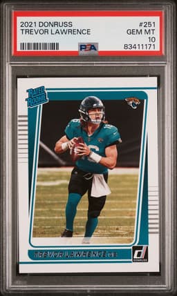2021 Trevor Lawrence #251 Donruss PSA 10.0