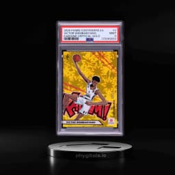 2025 Panini Contenders Euroleague Kaboom Vertical Gold Victor Wembanyama /10 #2 PSA 9 MINT