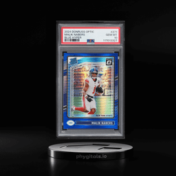 2024 Donruss Optic Blue Hyper Prizm Malik Nabers ROOKIE #271 PSA 10 GEM MINT