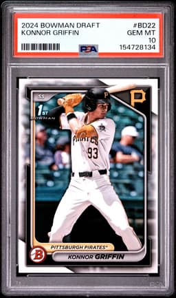 2024 Konnor Griffin #BD-22 Bowman Draft PSA 10.0