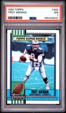 1990 Troy Aikman #482 Topps PSA 7.0