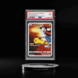 2018 Pokemon Japanese SM Promo Center 20th Anniversary Full Art Red's Pikachu #270 PSA 9 MINT