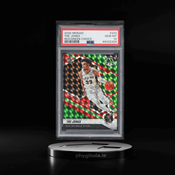 2020 Panini Mosaic Red Green Choice Tre Jones ROOKIE #243 PSA 10 GEM MINT