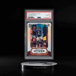 2025 Donruss Optic Uptown Prizm Jaxson Dart ROOKIE #11 PSA 10 GEM MINT