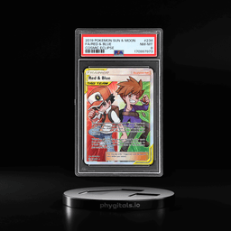 2019 Pokemon Sun and Moon Cosmic Eclipse Ultra Rare Red and Blue #234 PSA 8