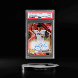 2024 Bowman's Best Best of 2024 Autograph Orange X-Fractor Paul Skenes #B24PS 22/25 PSA 9