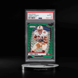 2024 Panini Prizm Green Wave Terrell Owens #257 PSA 10 GEM MINT