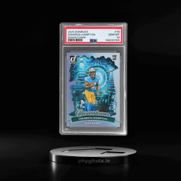 2025 Panini Donruss Downtown Omarion Hampton #16 /10 PSA 10