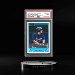 2007 Bowman Chrome Draft Picks and Prospects Freddie Freeman #BDPP12 PSA 9