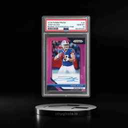 2018 Panini Prizm Rookie Autograph Pink Prizm Josh Allen #RA-JA PSA 10