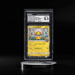 2017 Pokemon Japanese Sun & Moon Promo Center Reopening Tohoku's Pikachu #88 CGC 8.5 NM-MT+
