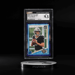 2025 Donruss Optic Purple Shock Tyler Shough ROOKIE #223 CGC 9.5 MINT+