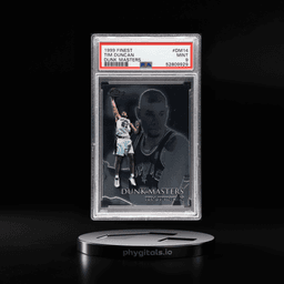 1999 Finest Dunk Masters Tim Duncan #DM14 121/750 PSA 9