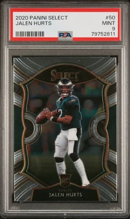 2020 Jalen Hurts #50 Select PSA 9.0