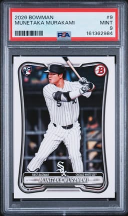 2026 Munetaka Murakami #9 Bowman PSA 9.0
