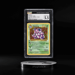 1999 Pokemon Base Set Shadowless 1st Edition Holo Nidoking #11 CGC 5.5 EX+