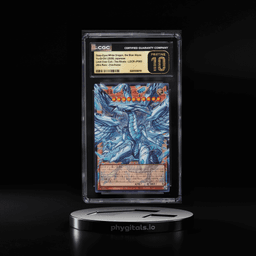 2026 Yu-Gi-Oh! Japanese Overframe Deep-Eyes White Dragon, The Blue Abyss #LOCR-JP002 CGC 10