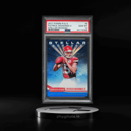 2017 Panini Rookies & Stars Stellar Patrick Mahomes II ROOKIE #5 PSA 10 GEM MINT