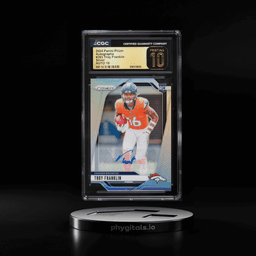 2024 Panini Prizm Silver Troy Franklin ROOKIE AUTO #393 CGC 10 PRISTINE