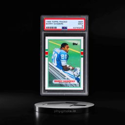 1989 Topps Traded Barry Sanders #83T PSA 9