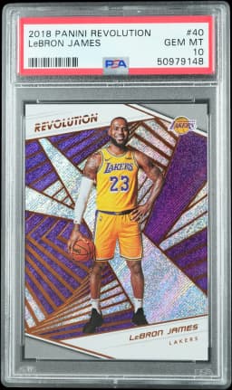 2018 LeBron James #40 Revolution PSA 10.0