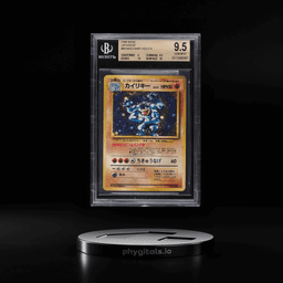 1996 Pokemon Japanese Base Set Holo Machamp #68 BGS 9.5 GEM MINT