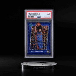 2021 Donruss Optic Blue Velocity Cade Cunningham ROOKIE #161 PSA 9 MINT