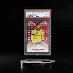 2022 Topps Jack Grealish Platinum Curated UEFA Playmaker Red Jude Bellingham PSA 9