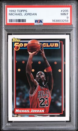 1992 Michael Jordan #205 Topps PSA 9.0