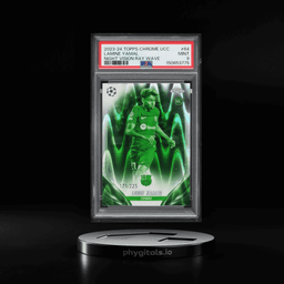 2023 Topps Chrome UEFA Night Vision Ray Wave Lamine Yamal ROOKIE /225 #64 PSA 9 MINT