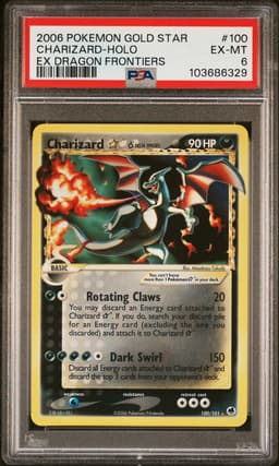 2006 Charizard ★ δ #100 Dragon Frontiers PSA 6.0