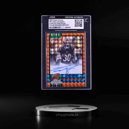 2025 Topps Chrome '90 Orange Geometric Refractor Chase Brown AUTO /25 #1990-CB CGC AUTH