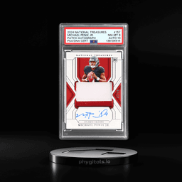 2024 National Treasures Rookie Patch Autograph Michael Penix Jr. #157 32/99 PSA 8