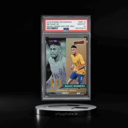 2016 Panini Aficionado Magic Numbers Artist's Proof Red Neymar Jr. /99 #MN-12 PSA 10 GEM MINT